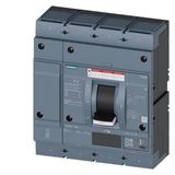 Circuit breaker 3VA6 UL frame 800 breaking capacity class H 65 kA @ 480 V 4-pole