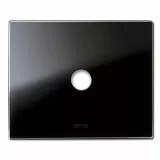 NEW STYLE PLATE AB.BLACK GLASS 1CON