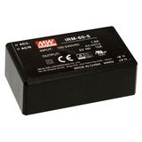 IRM-60-24 switching power supply, module, 60W, 24V, 2.5A pin, MEAN WELL