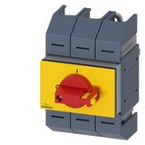 Switch disconnector 80A, size 02, 4-pole Front operating mechanism center Basic unit without handle Box