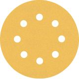 EXPERT C47 Sandpaper Set for Random Orbital Sanders 115 mm, 8 holes, G 6/12/24 6-pc