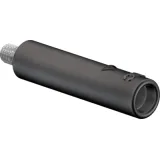 4 mm screw-in adapter, screw connection, CAT II, black, 23.1031-21