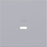 Central plate for USB-C socket, A.x/C.x, titanium