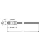 Supply Cable - M12 Power Connection Cable   RKP56PLB-4/TXG
