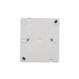Single switch + socket, dark grey, 16A, 10AX