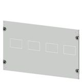 Masking frame 3VA20 (100 A), 3VA21 (160 A), 3VA22 (250 A), 4-pole, fixed-mounted, plug-in design,