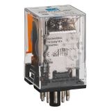 Plug-in Relay, 11 pin, 3 CO, 220VDC, 10A