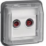 Radio/TV, daisy-chain box, W.1, grey