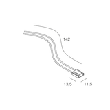 STRIP LED: 1CONNET.+CAVO 238/240LED 10PZ