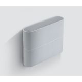 WHITE WALL LIGHT 2x6W WW IP54 230V