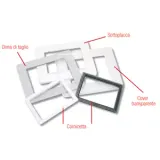 PERSONAL44 FR.PLATE TRANSPARENT  3M