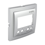 COV PLATE F/TWO CIRC DIG TIME SWITCH ALUM