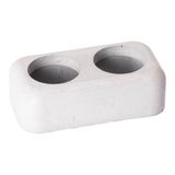 Electr On finish CONCRETE 2 GANG