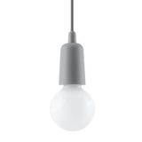 HANGING LAMP DIEGO 1 GRAY E27 1X60W IP20