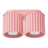 Ceiling lamp AURA 2 pink GU10