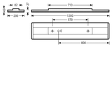 Surface-mounted luminaire Lunexo D Prisms White ETDD 46W 4400lm Wide reduced glare UGR19 (W19) IK03 3 SDCM 6828851