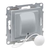 PULL-CORD CHANGEOVER PUSH-BUTTON ALUMINIUM
