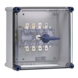 Switch encl. with DMV 160A 3p+sldN