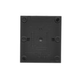 Double angled Keystone IT/telephone socket cover with descriptive field, (cover), Simon 24, IP20/IP44, white