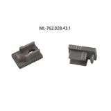 End cap with hole for PV, gray color, 1pc
