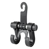 Car headrest hanger hooks