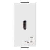 PD C-USB power unit 25W white