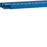 Slotted panel trunking made of PVC BA7A 80x25mm blue