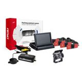Parking assistant system TFT02 4,3" with HD-501-IR 4 sensors black inside mount
