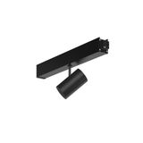 LINEDO, 29 W, 2400 lm, 930, black, on/off Continuous line luminaire, L