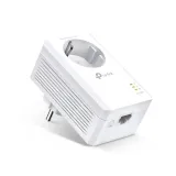 TP-LINK TL-PA7017P Powerline AV1000 Adapter Gigabit RJ45 Passthrough Powerline Adapter 1 Unit