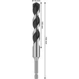 PRO HEX-5 Drill Bit 15x100x150mm