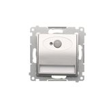 LED luminaire with motion sensor, 230V, Silver matt, metalic
