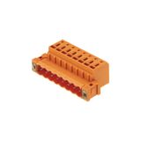 PCB plug-in connector, male plug, 5.08 mm, Number of poles: 4, 180°, Tension-clamp connection, Clamping range, max. : 3.31 mm², Box