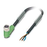 SAC-3P- 1,0-PUR/M 8FR - Sensor/actuator cable