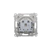 Double socket outlet with Schuko earthing and shutters, (Complete product), 16A, 250V, Screw, Bronze matt, metalic
