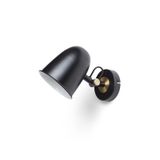 DANNY wall black brass 230V LED E14 5W