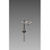 Hanger bolt M10x200 with adapter plate Rail profile 37/45/65