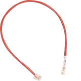 HAG ZZ12LMN100 Patch cable with 2xRJ12 connectors for LMN module, color red, length