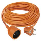 Extension Cord 20 m / 1 socket / orange / PVC / 230 V / 1.5 mm2