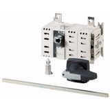 DDC-160/2/M4/P-G DC switch disconnector, 160 A, 2 pole, 2 N/O, 2 N/C, with grey knob, rear mounting