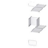 Separation rear 2 x ACB main busbar: double W: 400 mm D: 1200 mm