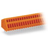 PCB terminal block 0.5 mm² Pin spacing 2.54 mm orange