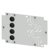 Cover connection rear 3VL1-3 (250 A), 4-pole, withdrawable