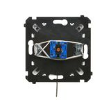 SOON ON SALE, single break push button with pictogras, (module), Simon 24, IP20/IP44, 10AX, 10A, cashmere