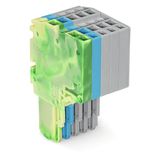 2-conductor female connector Push-in CAGE CLAMP® 1.5 mm² green-yellow/