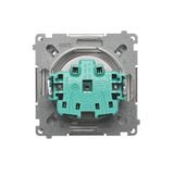 Single fiber optic socket, Bronze matt, metalic