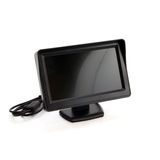 Parking assistant system TFT01 4,3" with HD-305 LED 4 sensors black inside mount