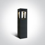 ANTHRACITE BOLLARD 60cm 22W WW IP65 230V