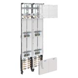 Complete field, meter field, univers Z, 4 meter positions, 3-pole, H=1350mm, 2 fields