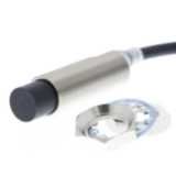 Proximity sensor, inductive, brass-nickel, M18, non-shielded, 20 mm, N E2E 8413B